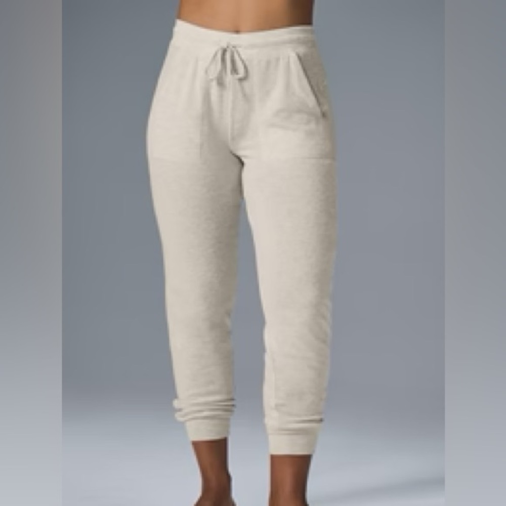 Alo Yoga - Women’s Soho sweatpants - OATMEAL HEATHER